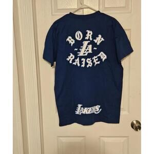 Los Angeles Lakers Born X Raised New Era Colab Short Sleeve T Sdirt Size L Nba
